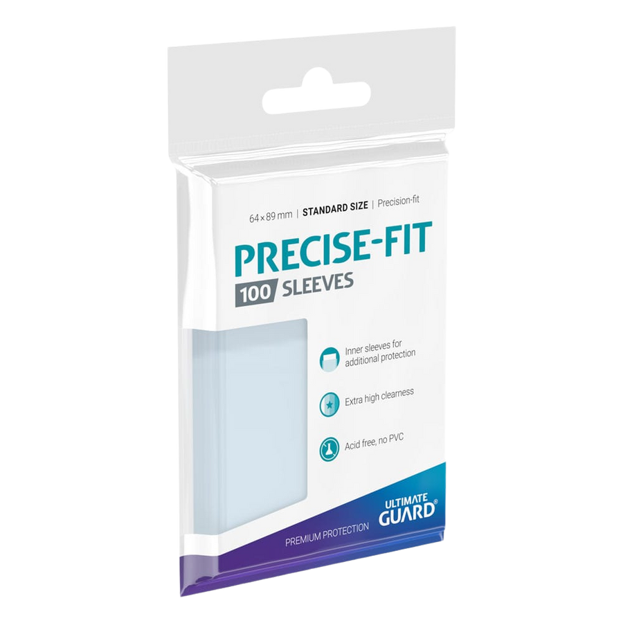 Ultimate Guard Precise-Fit Sleeves Standard Size Transparent (100)