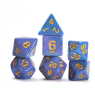 Sirius Dice - Dice Set - Blue Unicorn