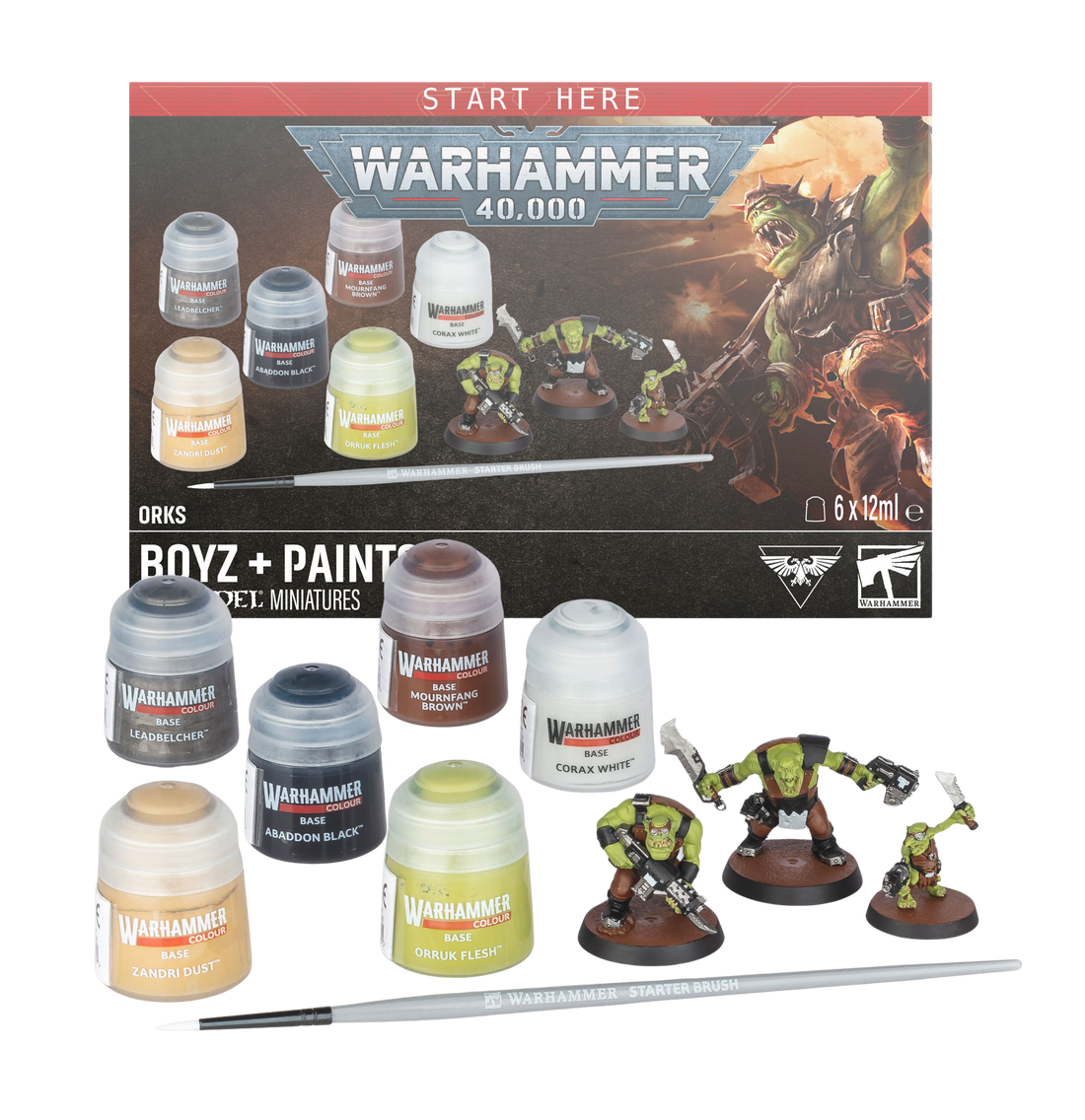 Warhammer 40,000: Orks + Paints Set