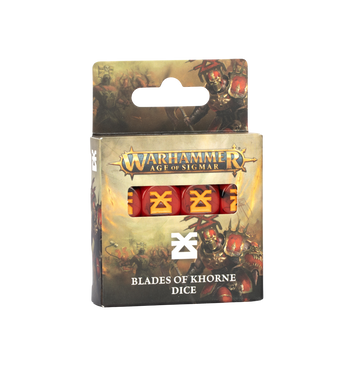 Age of Sigmar: Blades of Khorne Dice Set