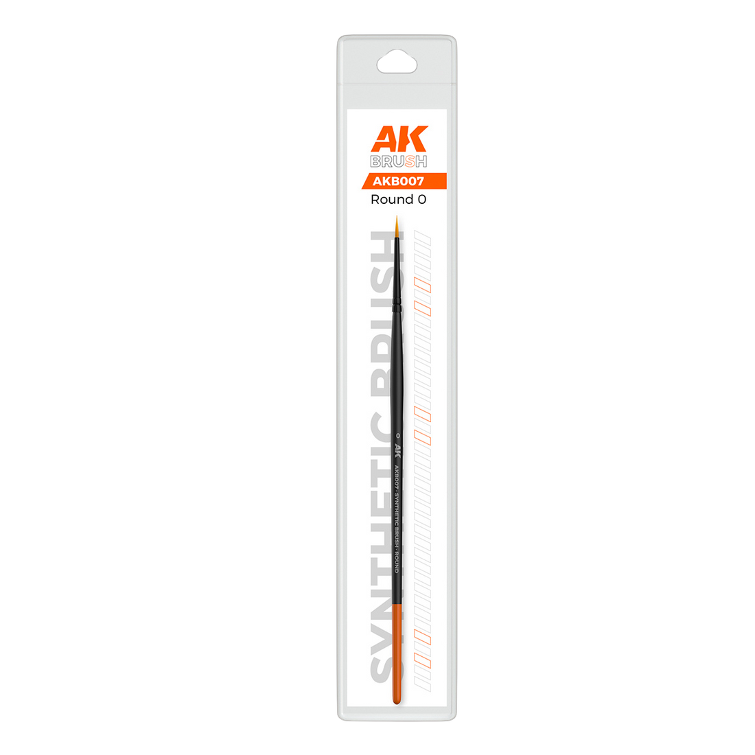 AK Interactive - SYNTHETIC BRUSH - ROUND 0