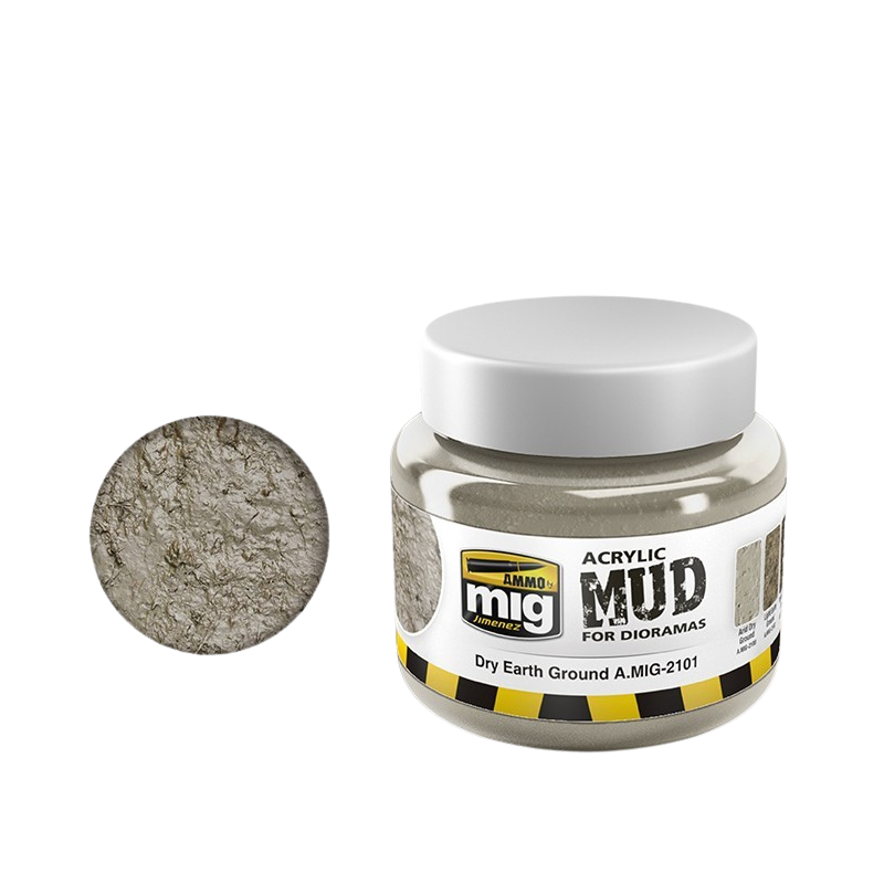 Ammo by Mig - Acrylic Mud for Dioramas: Dry Earth Ground