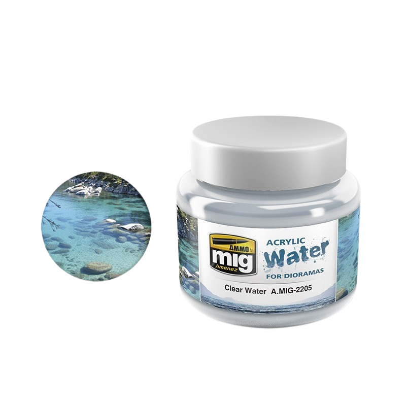 Ammo by Mig - Acrylic Water for Dioramas: Clear Water