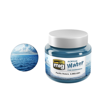 Ammo by Mig - Acrylic Water for Dioramas: Pacific Waters