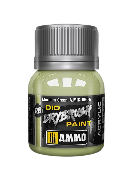 Ammo by Mig - DIO DRYBRUSH: Medium Green