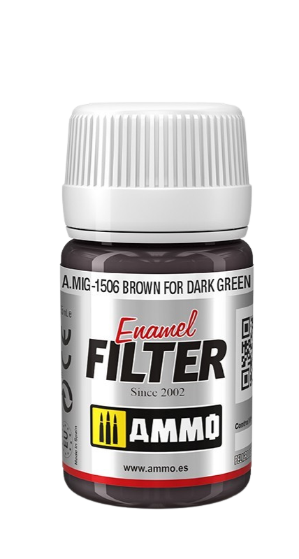 Ammo by Mig - FILTER: Brown for Dark Green