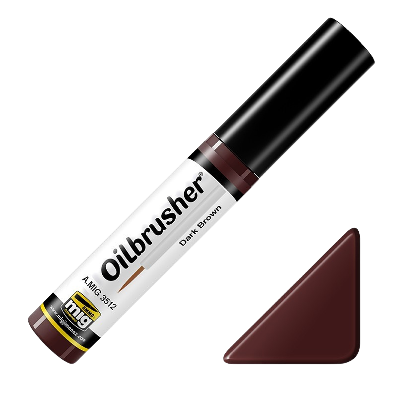 Ammo by Mig - OILBRUSHER: Dark Brown