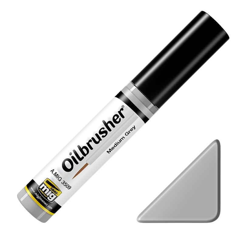 Ammo by Mig - OILBRUSHER: Medium Grey