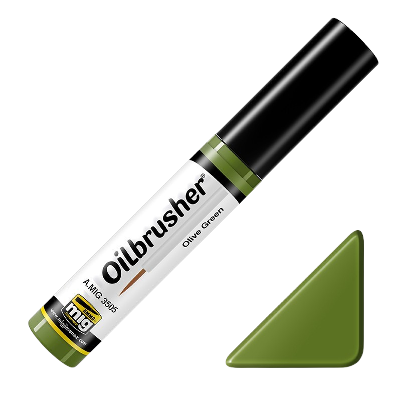 Ammo by Mig - OILBRUSHER: Olive Green