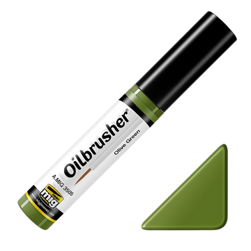 Ammo by Mig - OILBRUSHER: Olive Green