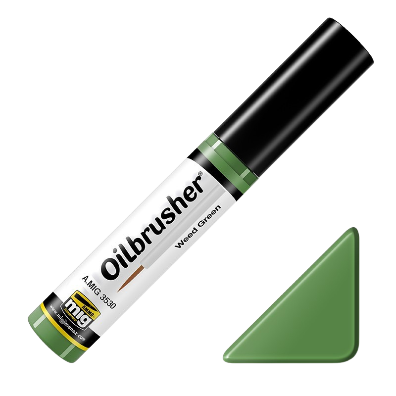 Ammo by Mig - OILBRUSHER: Weed Green