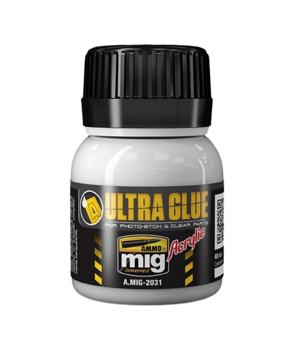 Ammo by Mig - Ultra Glue: for Etch, Clear Parts & More (40 ml)