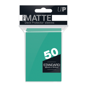 UP - Standard Sleeves - Pro-Matte - Aqua (50 Sleeves)