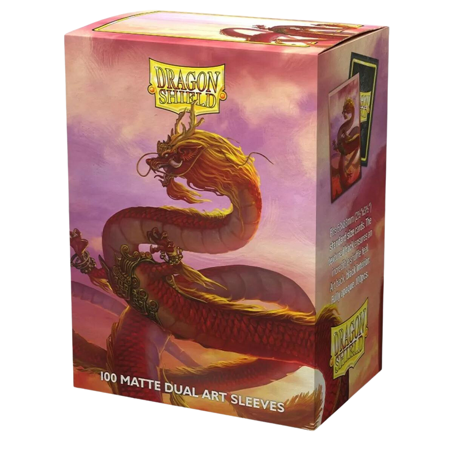 Dragon Shield Art Sleeves - Standard size - Matte Dual - Year of the Wood Dragon (100 Sleeves)
