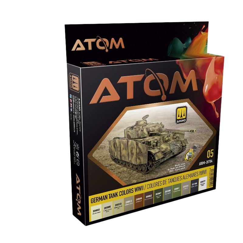 Ammo by Mig - ATOM German Tank Colors WWII Set