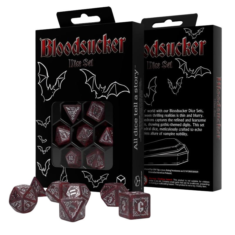 Bloodsucker Dice Set: Scarlet