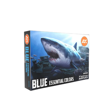 AK Interactive - Blue Essential Colors 3GEN SET