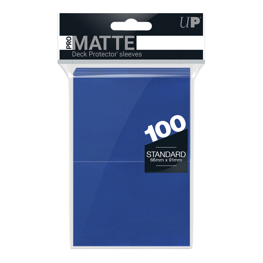UP - Standard Sleeves - Pro-Matte - Blue (100 Sleeves)