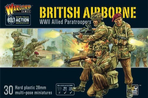 Bolt Action - British Airborne WWII Allied Paratroopers (plastic)