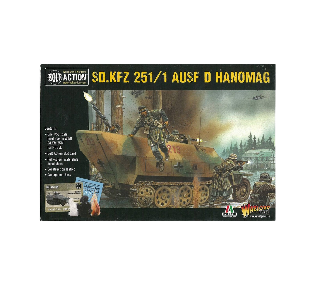 Bolt Action - Sd.Kfz 251/1 ausf D Hanomag (plastic box set)