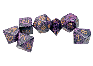 Chessex Speckled Polyhedral 7-Die Set - Hurricane