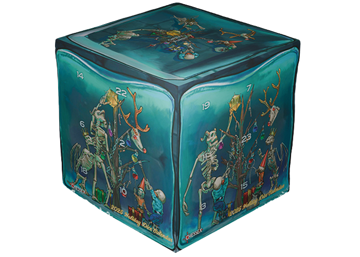 Chessex 2025 Holiday Dice Calendar