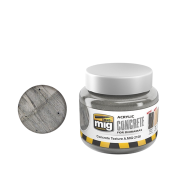 Ammo by Mig - Acrylic Concrete for Dioramas: Concrete Texture