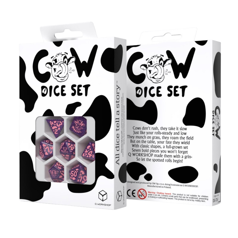 Cow Dice Set: RaMOOna