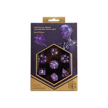 Critical Role Champion Dice Set: Essek Thelyss