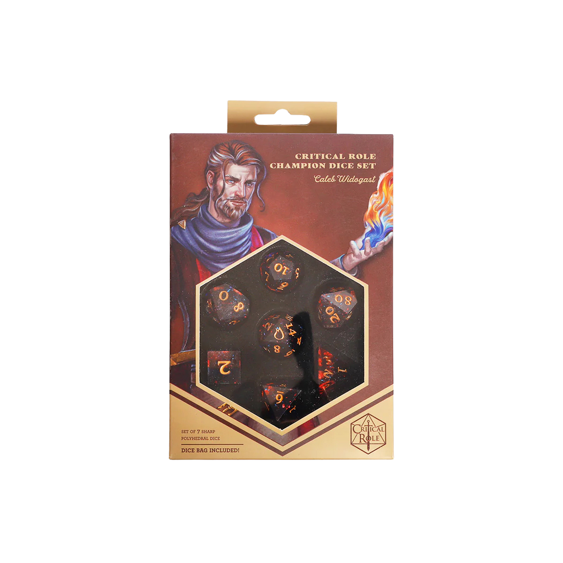 Critical Role Champion Dice Set: Caleb Widogast