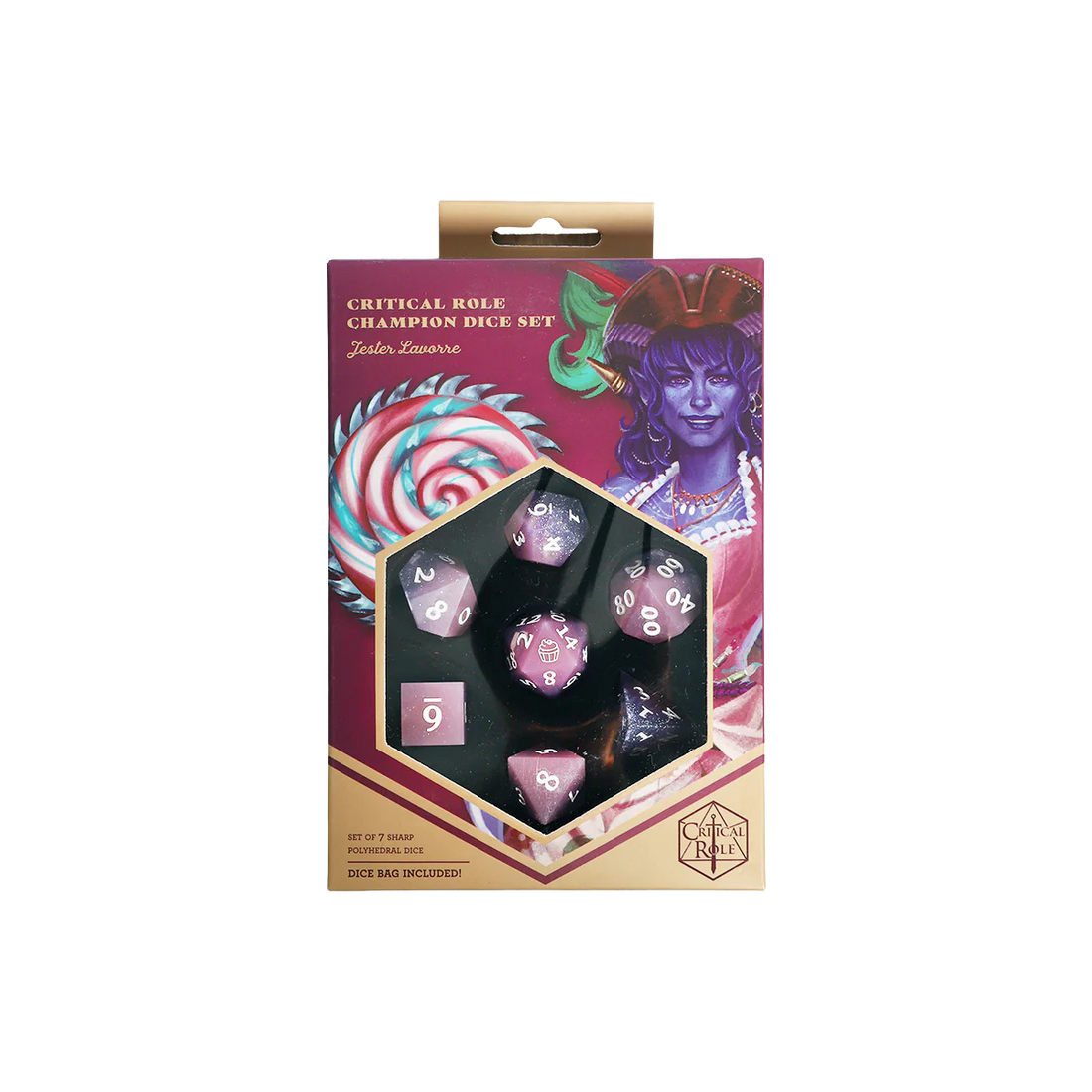 Critical Role Champion Dice Set: Jester Lavorre
