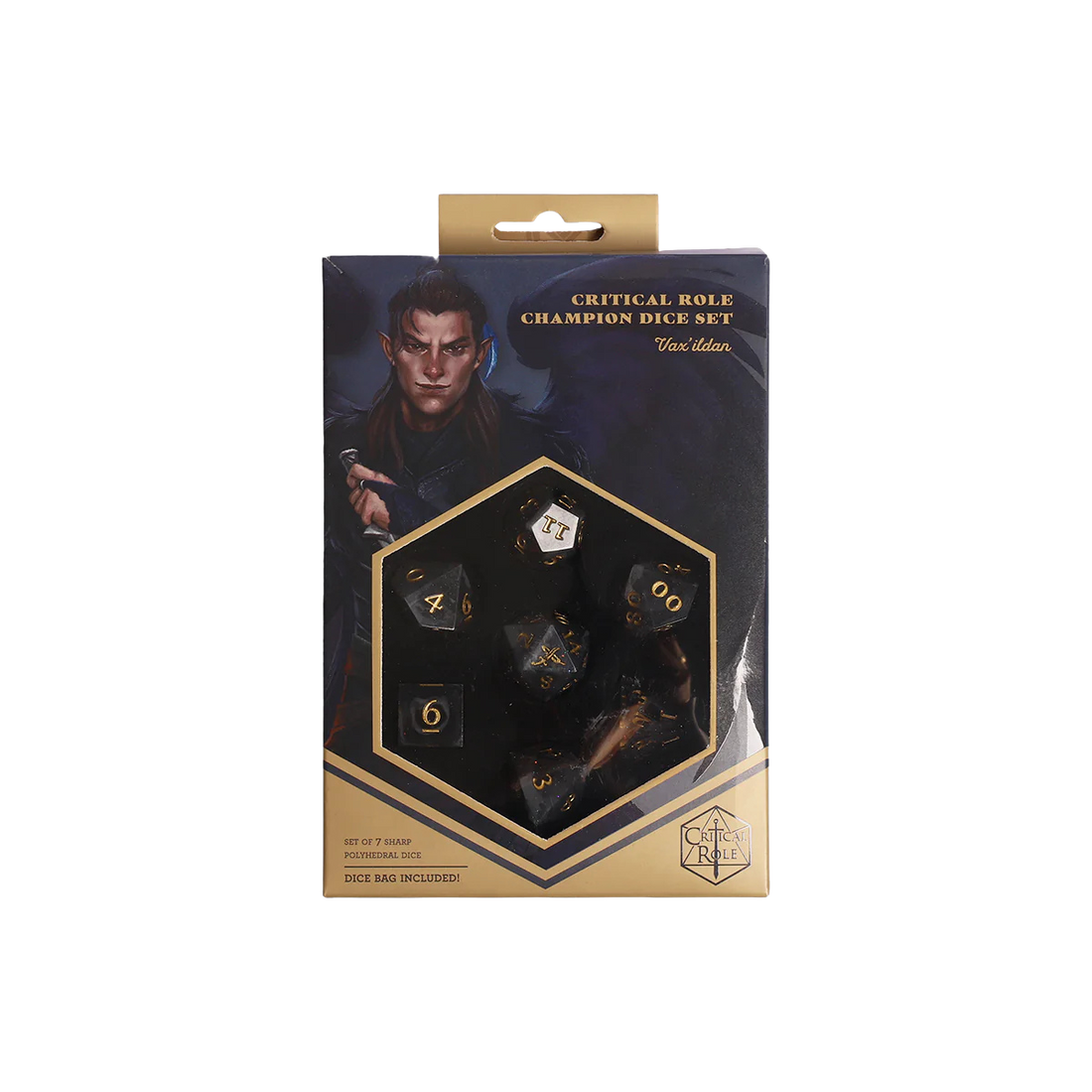 Critical Role Champion Dice Set: Vax’ildan