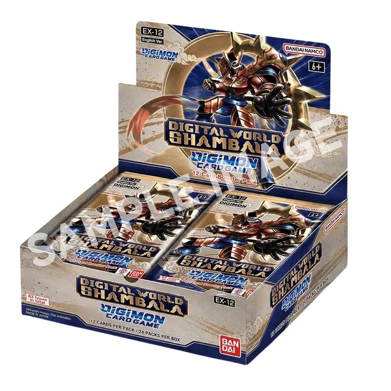 Digimon Card Game - Digital World Shambala EX12 Extra Booster Display (24 Packs)