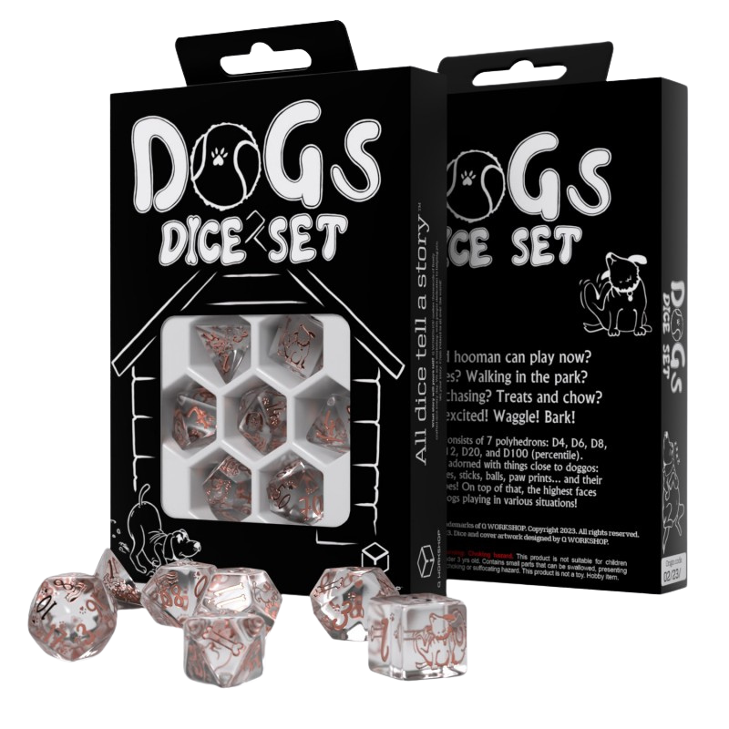 DOGS Dice Set: Bubbles