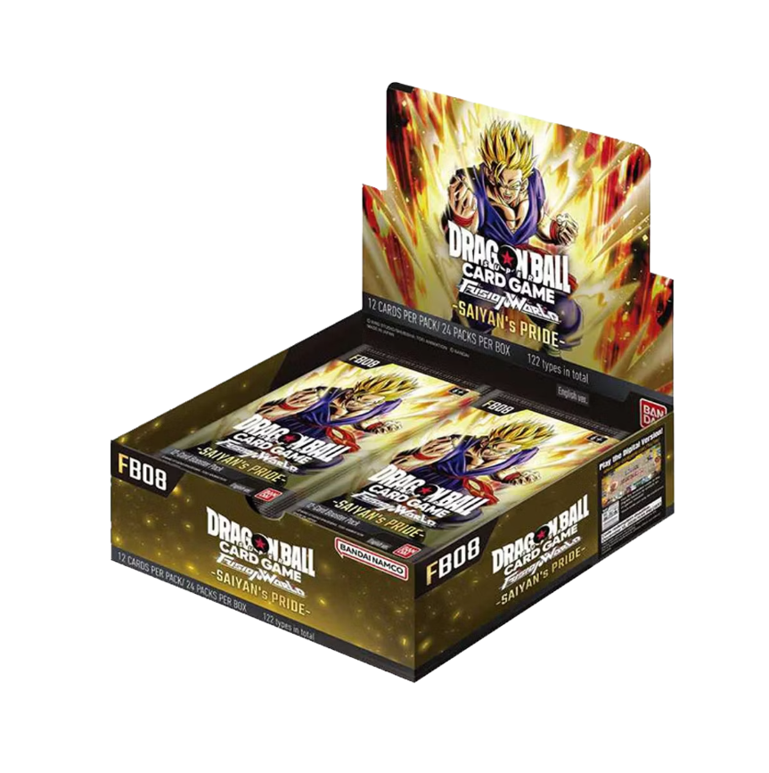 Dragon Ball Super Card Game - Fusion World FB08 SAIYAN’S PRIDE Booster Display (24 Packs)