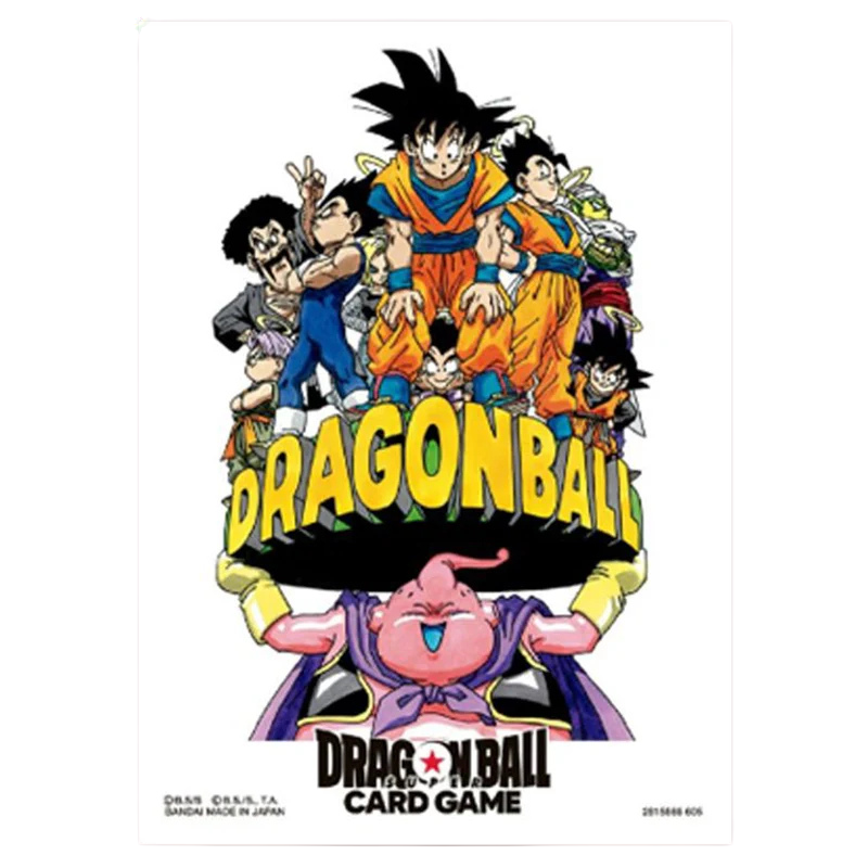 Dragon Ball Super Card Game - Official Card Sleeves Manga Collection - Son Goku & Majin Buu