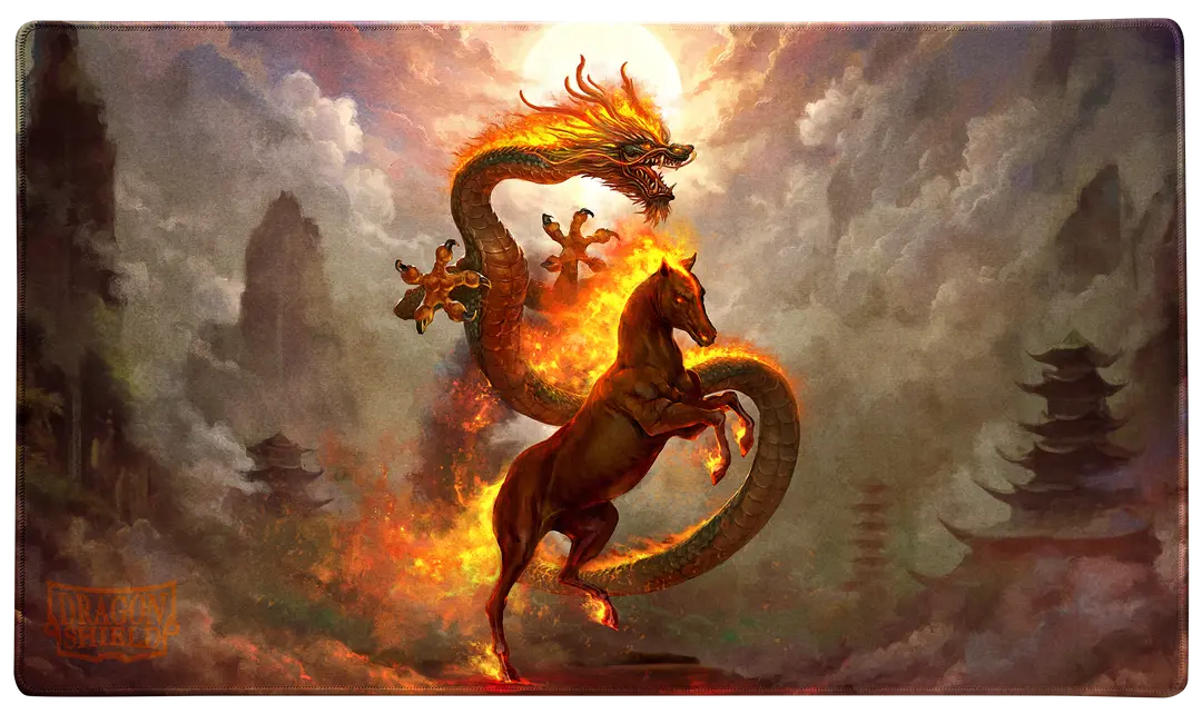 Dragon Shield Art Playmat - Fire Horse 2026