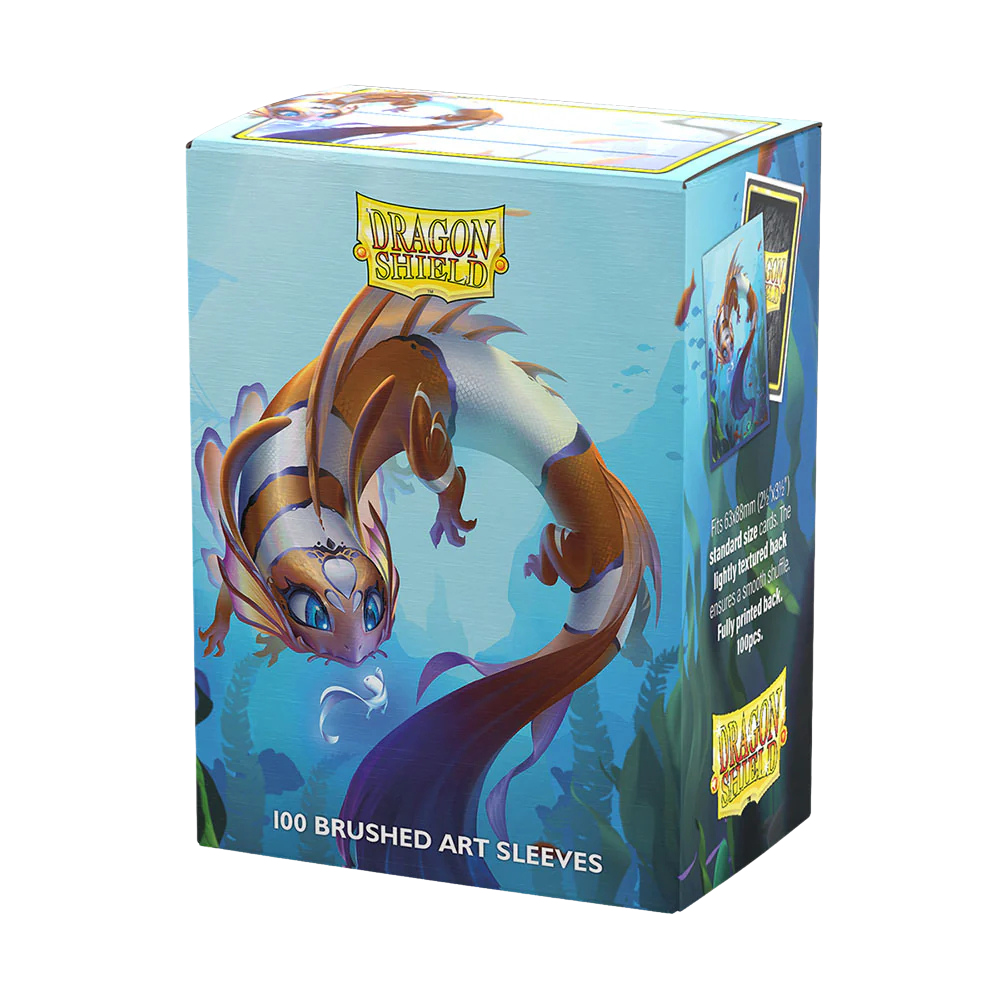 Dragon Shield Standard size Brushed Art Sleeves - The Cinderfin (100 Sleeves)