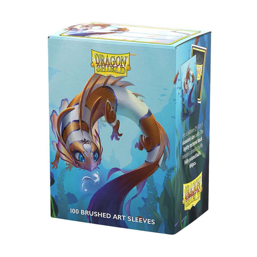 Dragon Shield Standard size Brushed Art Sleeves - The Cinderfin (100 Sleeves)