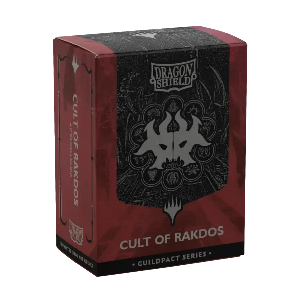 Dragon Shield Standard size License Sleeves - Magic: The Gathering Cult of Rakdos (100 Sleeves)