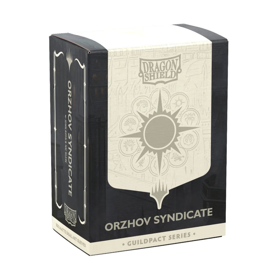Dragon Shield Standard size License Sleeves - Magic: The Gathering Orzhov Syndicate (100 Sleeves)