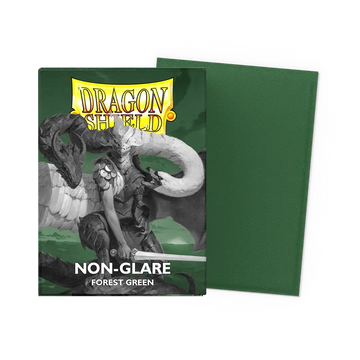 Dragon Shield Matte Non-Glare Sleeves - Forest Green (100 Sleeves)