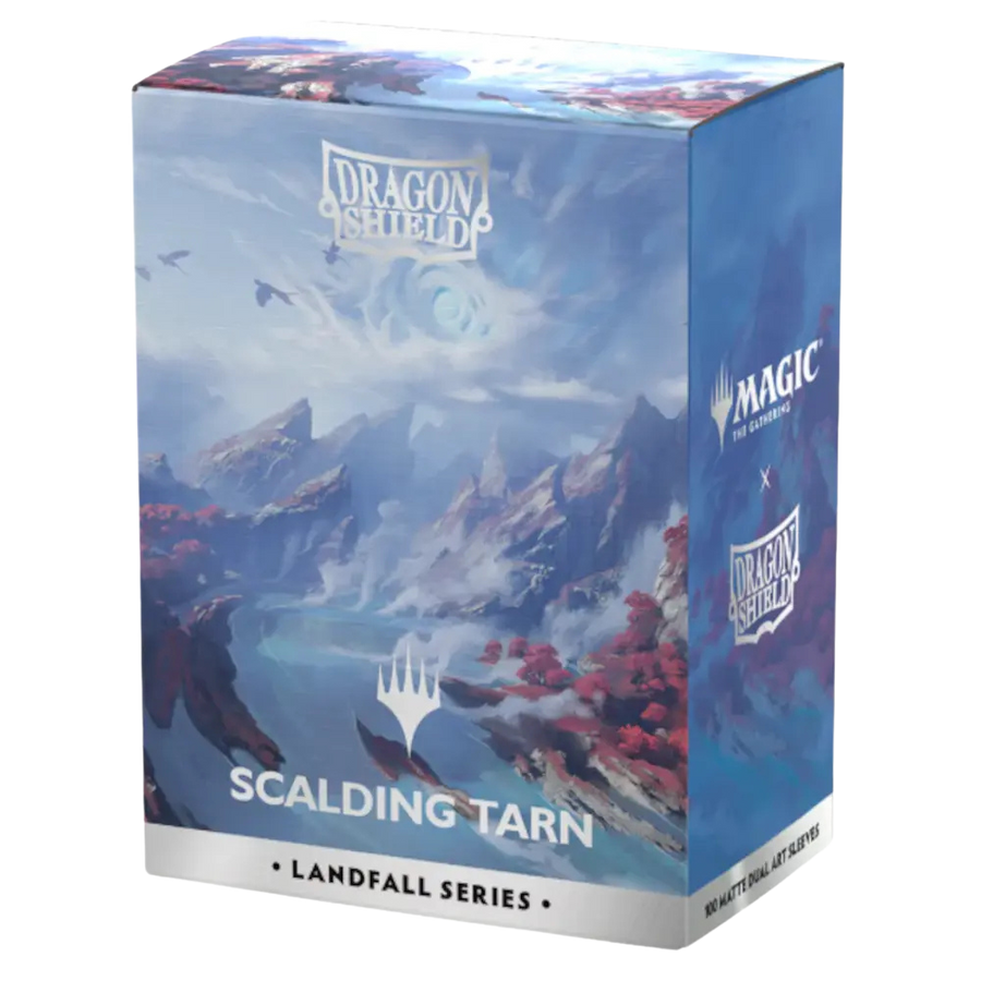 Dragon Shield Standard size License Sleeves - Landfall Series - Scalding Tarn (100 Sleeves)