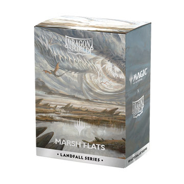Dragon Shield Standard size License Sleeves - Landfall Series - Marsh Flats (100 Sleeves)