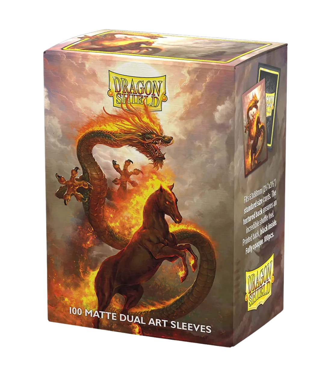 Dragon Shield Standard Dual Art Sleeves - Fire Horse 2026 (100 Sleeves)