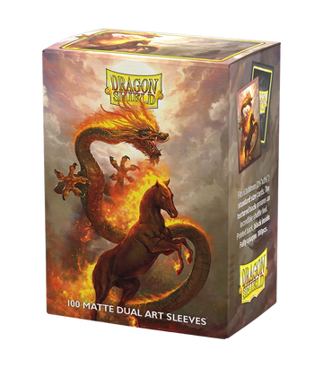 Dragon Shield Standard Dual Art Sleeves - Fire Horse 2026 (100 Sleeves)