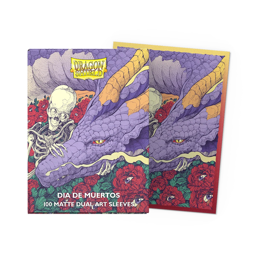 Capas Dragon Shield Dual Art Dia de Muertos 2026, 100 unidades