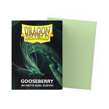 Dragon Shield Dual Matte Sleeves - Gooseberry (100 Sleeves)