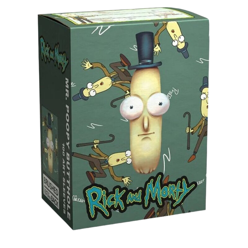 Dragon Shield Brushed Art Sleeves - Mr. Poopy Butthole (100 Sleeves)