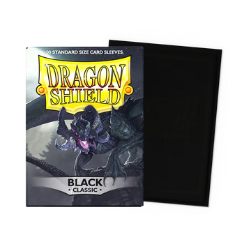 Dragon Shield Standard Sleeves - Black Classic (100 Sleeves)